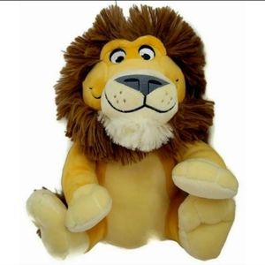 Gold & Brown 10 inch plush seated Lion from Carnivores Book by Dan Santat